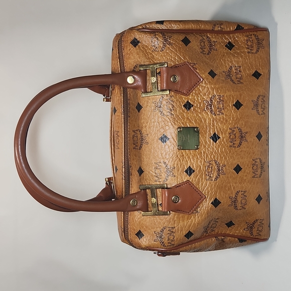 MCM Bags Authentic Mcm Monogram Vintage Speedy Bag Cognac Visetos